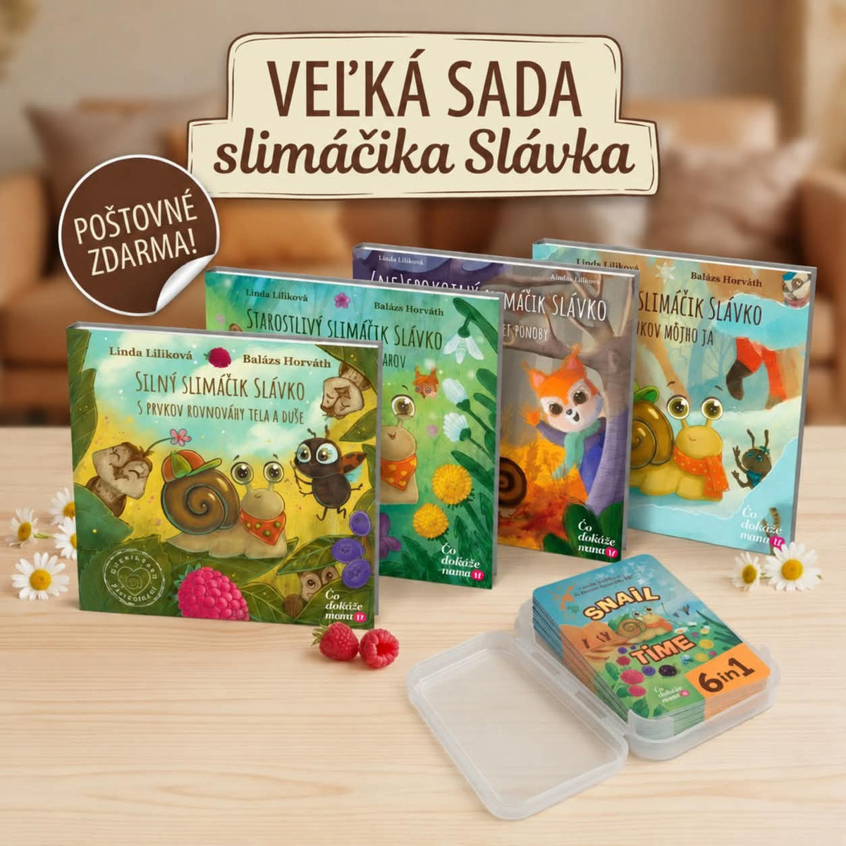 Veľká sada slimáčika Slávka