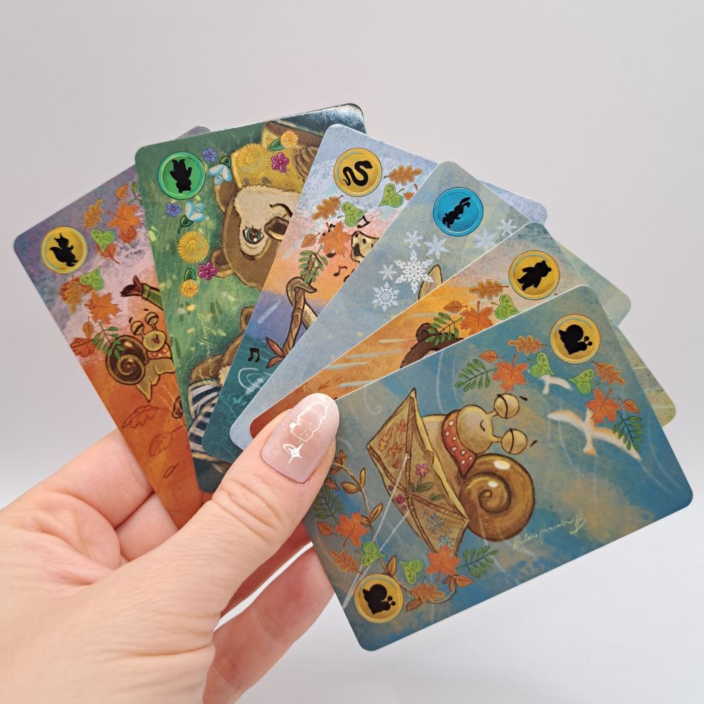 NOVINKA - Hracie karty Snail Time