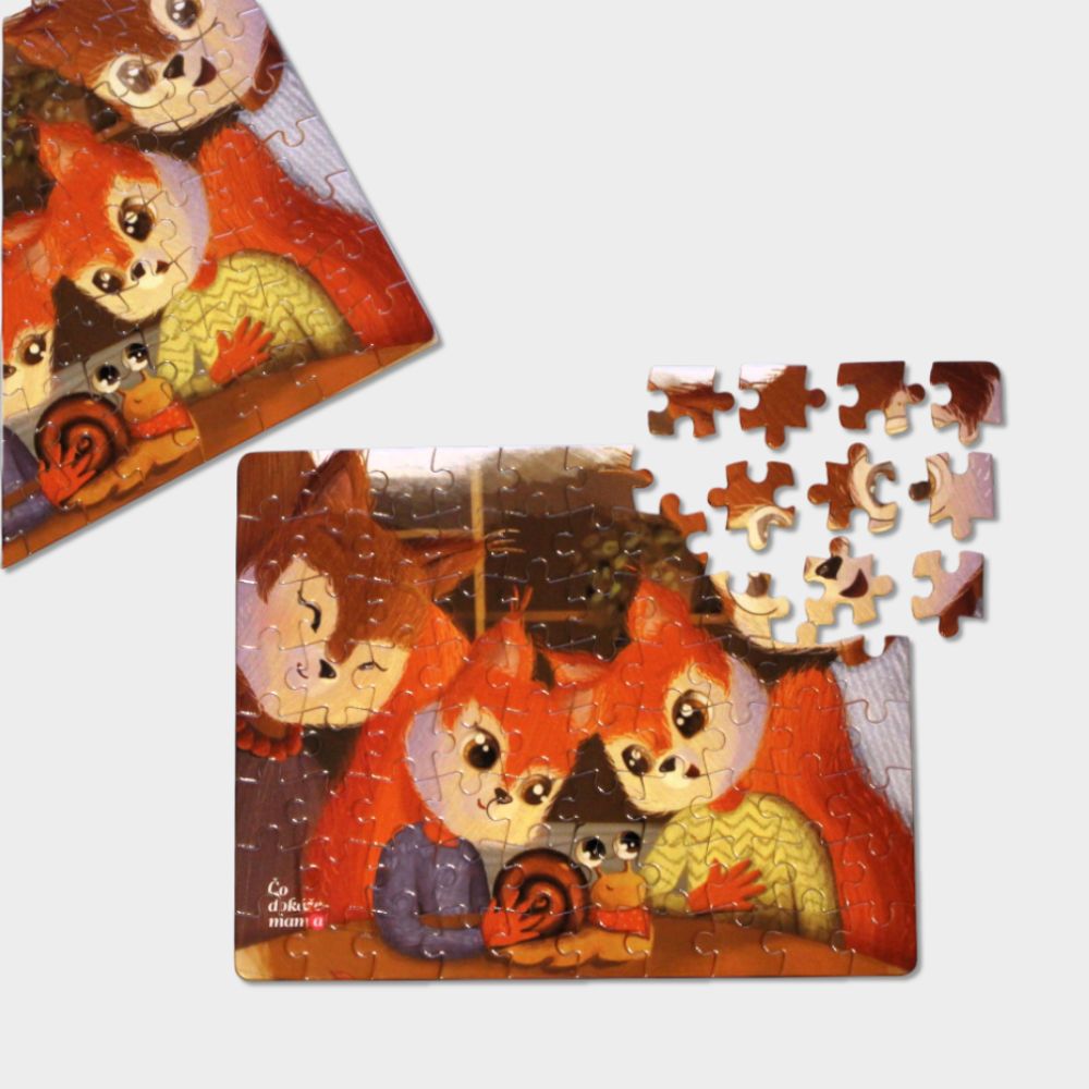 Puzzle - (Ne)spokojený hlemýžď Slávek
