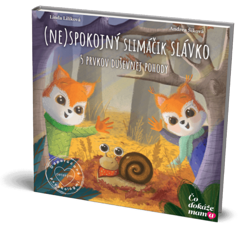 Kniha Nespokojný slimáčik Slávko titulka
