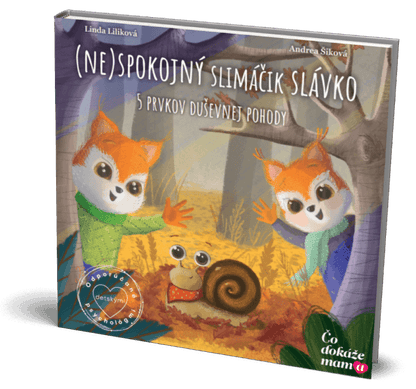 Kniha Nespokojný slimáčik Slávko titulka