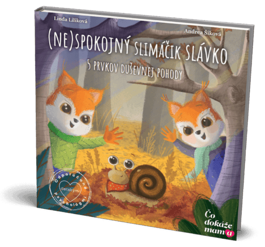 Kniha Nespokojný slimáčik Slávko titulka